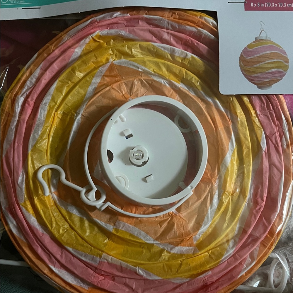 Colorful Hanging Paper Lantern - Picture 3 of 16